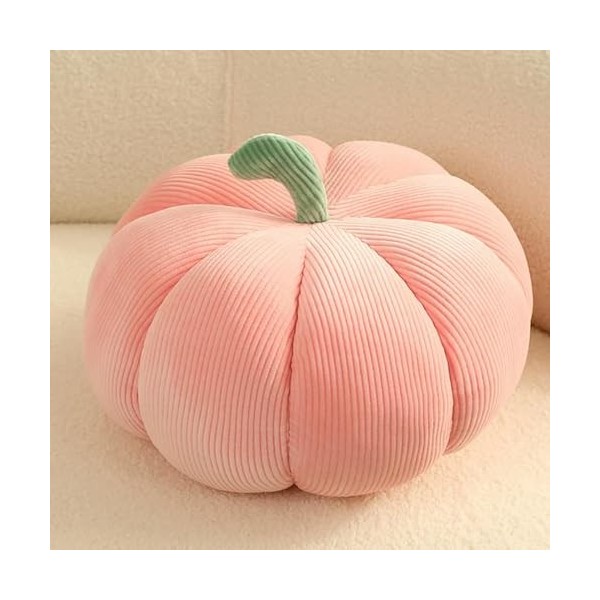 Coussin en Peluche Citrouille créative Citrouille Forme canapé Coussin Kawaii Chambre décorée Mignon Jouets Cadeaux pour Enfa