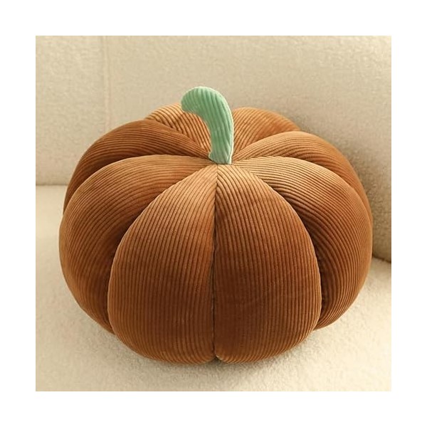 Coussin en Peluche Citrouille créative Citrouille Forme canapé Coussin Kawaii Chambre décorée Mignon Jouets Cadeaux pour Enfa