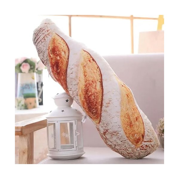 SaruEL Pain 3D Jouet en Peluche Oreiller en Peluche poupée Enfants Jouet Enfants Cadeau d’Anniversaire Cadeau de Noël 52CM A