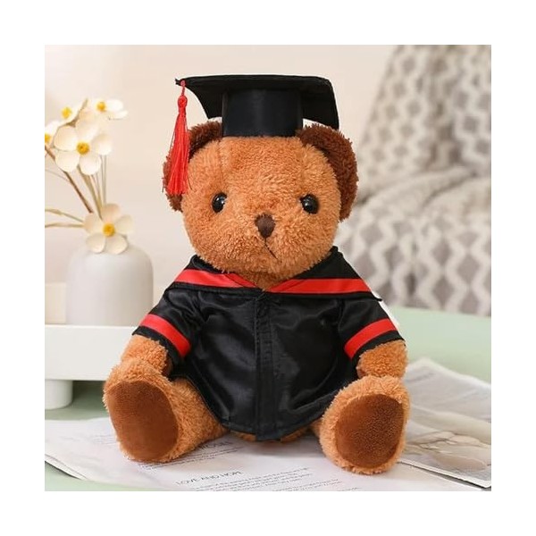 NOpinz Mignon Dessin animé l’obtention du diplôme Ours en Peluche Jouet Animal poupée en Peluche Cadeau de Graduation Ours en