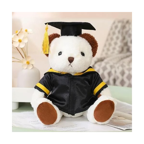 NOpinz Mignon Dessin animé l’obtention du diplôme Ours en Peluche Jouet Animal poupée en Peluche Cadeau de Graduation Ours en