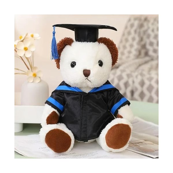NOpinz Mignon Dessin animé l’obtention du diplôme Ours en Peluche Jouet Animal poupée en Peluche Cadeau de Graduation Ours en