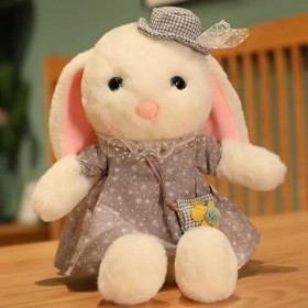 Haute Qualité Lapin en Peluche Jouet en Peluche Dessin Animé Animal Lapin Poupée Cadeau D’Anniversaire pour Filles Enfants Ca