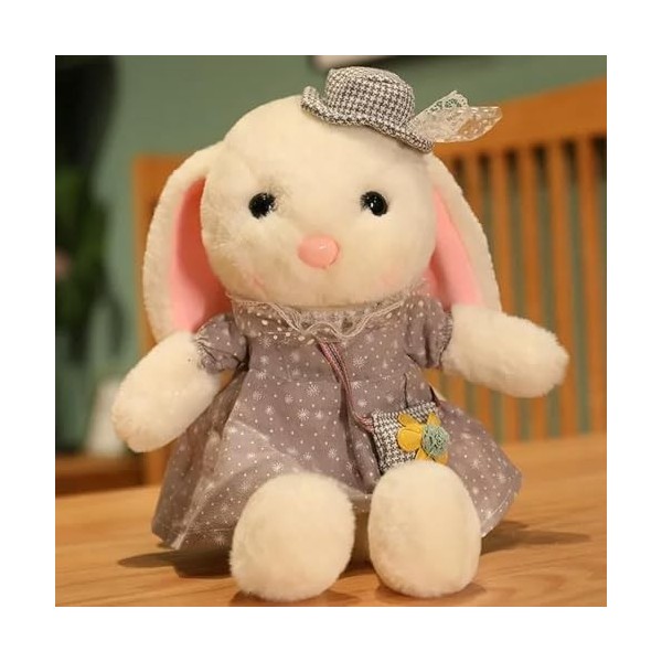 Haute Qualité Lapin en Peluche Jouet en Peluche Dessin Animé Animal Lapin Poupée Cadeau D’Anniversaire pour Filles Enfants Ca