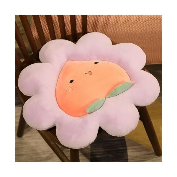 Mignon Fleur en Peluche Oreiller Jouet Doux Dessin Animé Fruit Plante en Peluche Carotte Cactus Poupée Chaise Coussin Canapé 