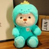 EacTEL Ours Kawaii dans Les vêtements de Gros Lapin Jouets en Peluche Animaux en Peluche Dinosaure Poupée Cartoon Cadeaux d’A