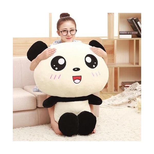 EacTEL Kawaii Panda Peluche Jouet en Peluche Mignon Dessin Animé Ours Poupée Enfants Cadeau De Noël Doux Animal Coussin Enfan