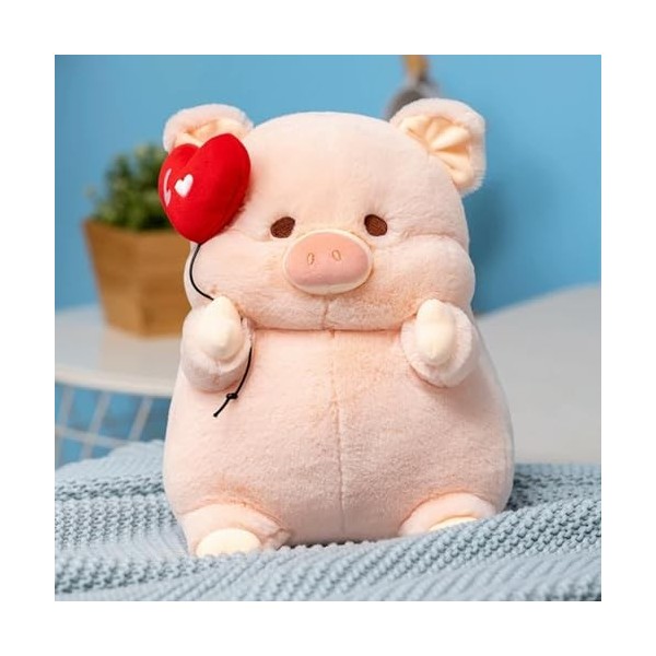 EacTEL Kawaii Piggy Peluche Poupée Mignon Dessin Animé en Peluche Cochon Jouet Coussin Doux Cadeau D’Anniversaire pour Petite