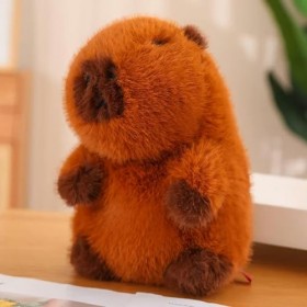 Kawaii Creative Capybara Peluche Jouet en Peluche Animal Poupée Doux et Moelleux Capybara Coussin Garçon Fille Cadeau De Noël