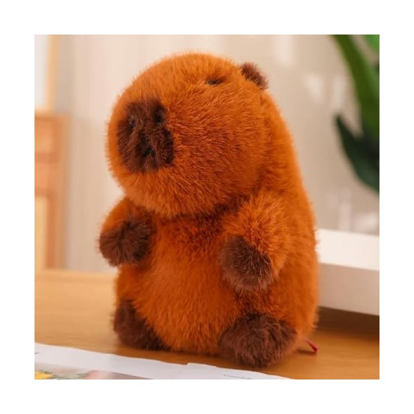 Kawaii Creative Capybara Peluche Jouet en Peluche Animal Poupée Doux et Moelleux Capybara Coussin Garçon Fille Cadeau De Noël