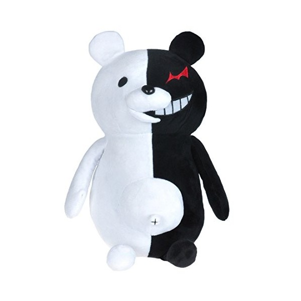 CoolChange Ours en Peluche Monokuma | Peluche pour Fans de Danganronpa | Taille: 41 cm