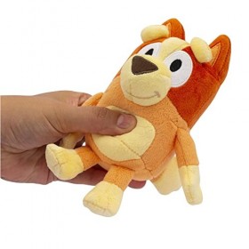 Giochi Preziosi - Bluey-Personnage Bingo en Peluche de Couleur Orange Doux au Toucher avec Expression Douce pour les Enfants 