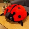 PECLO 40-80 cm Kawaii en Peluche Coccinelle Coccinelle Insecte Tenir poupée Oreiller Coussin Enfants Cadeau danniversaire Ca