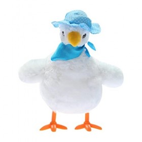 predolo Dessin Animé Nouveauté Poule Pondant Des Oeufs électrique En Peluche Doux avec Des Poupées Sonores éducatif Interacti