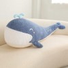 Ermano Peluche 60 cm Baleine à Grosse dent Oreiller Peluche Jouets Animaux Marins Jouets Mous remplis danimation Cadeaux da