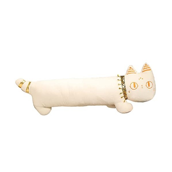 Surakey Coussin Peluche Chat Oreiller en Peluche Jouet Doux Animaux Peluche Chat Poupée en Peluche Long Oreiller Jouets Chato