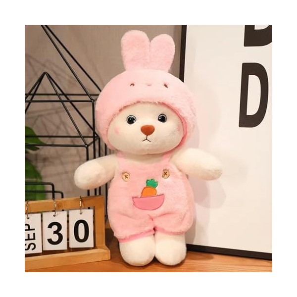 EacTEL Lapin, Cochon, Peluche, Peluche Animal de Dessin animé, Dinosaure, Peluche Poulet, Cadeau de Noël Anniversaire Enfant 