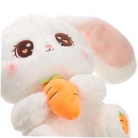 VICASKY Poupée Lapin Carotte Animal à Câliner Peluche Câline Peluche Lapin Mignon Lapin en Peluche Coussins De Canapé Coussin