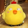 EacTEL Mignon Poussin en Peluche Jouet Kawaii Dessin Animé Poulet Poupée en Peluche Poussin Animal Coussin Cadeau De Noël pou