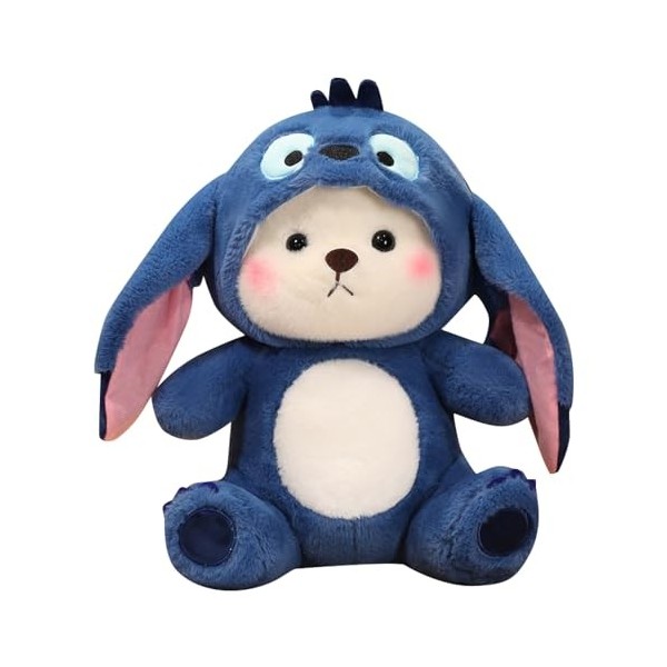 BESSKY Peluche Dessin Animé Stitch, 40CM Poupée en Peluche, Jouets en Peluche, Dessin Animé Mignon Cadeaux, Oreiller Poupées 