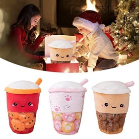 Jouets en peluche Tasse de thé au lait, peluche à thé aux bulles Peluche Tasse à café Poupée en peluche Coussin câlin Poupée 
