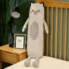 Dessin animé Long Chat Tapis de Couchage Oreiller Mignon Chat Jambes Peluche Jouets pour Enfants Fille Cadeau d’Anniversaire 