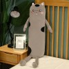 Dessin animé Long Chat Tapis de Couchage Oreiller Mignon Chat Jambes Peluche Jouets pour Enfants Fille Cadeau d’Anniversaire 