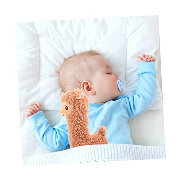 Toyvian 2 Pièces Peluche Alpaga Petits Animaux en Peluche Énormes Peluches Animaux en Peluche Lama pour Les Filles Poupée Da