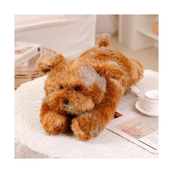 EacTEL Chien poupée colorée en peluche peluche peluche chien en peluche pour enfants cadeau danniversaire 40 cm 1