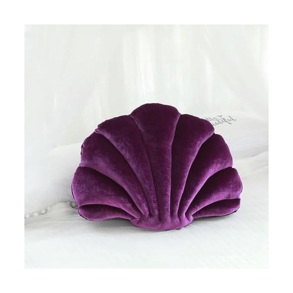 GagaLu Coussin en Peluche Coquille de Velours Populaire Coussin de Haute qualité Grande Taille décoration Photo à la Maison C