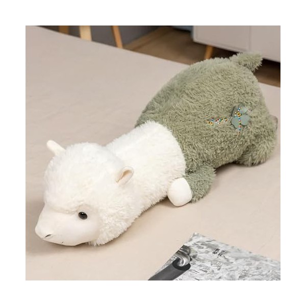 Peluche Moelleuse Kawaii Laine Jouet Peluche Douce Peluche réaliste Mouton cuspide Animal Sieste Oreiller Anniversaire Cadeau