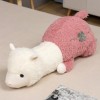 Peluche Moelleuse Kawaii Laine Jouet Peluche Douce Peluche réaliste Mouton cuspide Animal Sieste Oreiller Anniversaire Cadeau