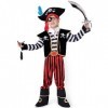 Spooktacular Creations Costume de capitaine féroce Halloween Child Boy Pirate avec accessoires pour se déguiser