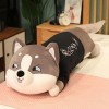 Énorme Mignon Chien Husky Peluche Jouet Kawaii Husky Oreiller Peluche Animal poupée Cadeau de Noël pour Les Enfants 70cm 1