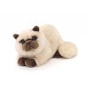 Uni-Toys - Chat Persan Gris, couché - 31 cm Longueur - Chat en Peluche - Peluche, Doudou