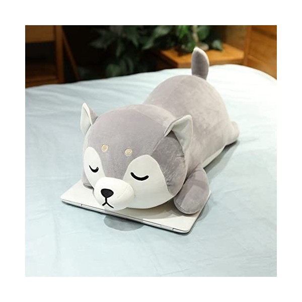 Corgi Dog Peluche Oreiller, 50cm Shiba Inu Peluche Chiens Corgi Akita Peluches Peluches Câlin Oreiller Animal Chien Peluche O