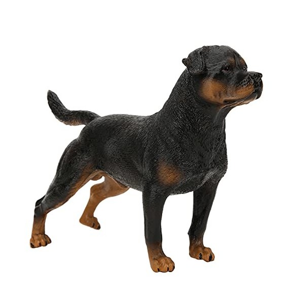 VGEBY Rottweiler Jouet, Simulation Modèle Ornements Bureau Décoration Enfant Jouet Éducatif