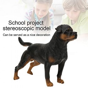 VGEBY Rottweiler Jouet, Simulation Modèle Ornements Bureau Décoration Enfant Jouet Éducatif