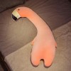 LfrAnk Long Oreiller Kawaii Dinosaure Girafe Flamant Rose oie Jouet Peluche poupée Cadeau de Noël pour Enfants 90cm 2