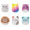 Squishville- Lot de 6 Petits câlins Peluche, SQM0330, Multicolore