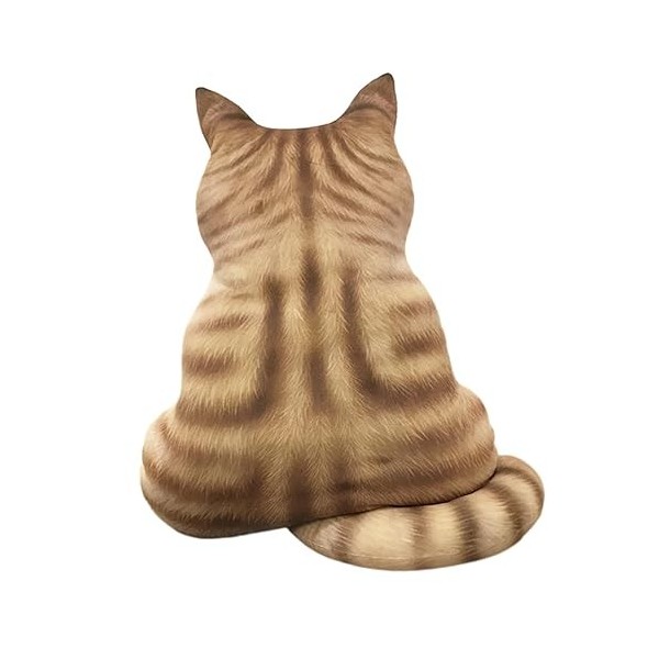 Oshhni Oreiller en Peluche pour Chat, Coussin de câlin, décoration de Voiture, Animal en Peluche, Rembourrage, oreillers de c