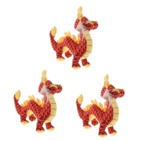 Totority 3 Pièces Dragon Poupée Mascotte en Peluche Jouet Enfants Ensemble De Jeu Jouet pour Enfants Enfant Jouet Enfants Cad