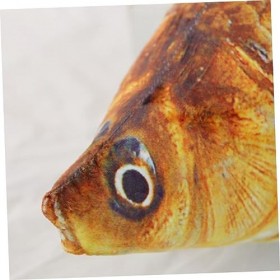 Toyvian 2 Pièces Oreiller Carpe Jouet en Peluche De Poisson Oreiller De Poisson Carassin