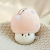 Kawaii coloré Champignon en Peluche Porte-clés Sac Pendentif Jouet en Peluche Mignon en Peluche Plante Shiitake Champignon Pe