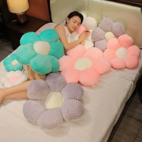 Belles Fleurs colorées, Oreiller en Peluche, Chaise, Jouet Coussin, Doux, Plante de Dessin animé, canapé en Peluche, Oreiller