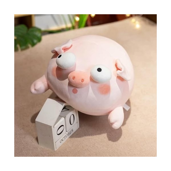 EacTEL Kawaii Cochon Peluche Jouet Cochon Peluche Animal Peluche Bande Dessinée Poupée Oreiller Cadeau D’Anniversaire Enfants