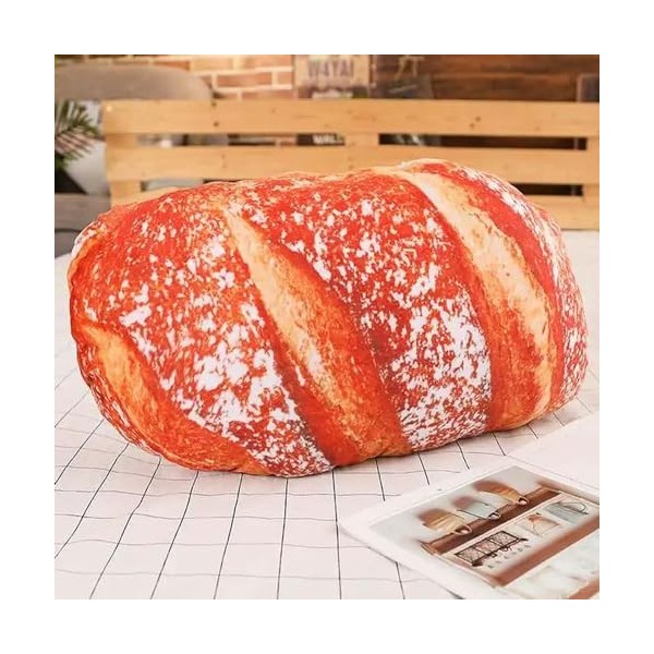 KiLoom Creative Drôle Simulation Beurre Pain Peluche Jouet en Peluche Belle Bande Canapé Coussin Oreiller 60cm 1