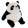 VOTIVA Jouets en Peluche Peluche Panda Rouge potelé, Oreiller daccompagnement, poupée Panda Mignonne et Adorable, Cadeau da