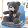 PaMut Mignon Ours en Peluche Jouet en Peluche Petite poupée Tapis Ours en Peluche Couverture d’été Cool climatiseur Couvertur