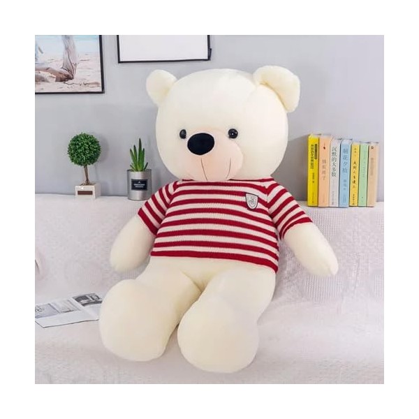 PaMut Ours en Peluche de Haute qualité avec écharpe en Peluche Animal Ours en Peluche Jouet Ours en Peluche poupée Cadeau d’A